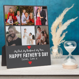 「最高のDaddy Ever」の写真コラージュ フォトプラーク