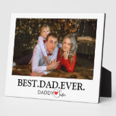 「最高のDaddy Ever」の写真コラージュ フォトプラーク (側面)