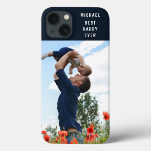 最高のDaddy Ever Add Your Own Photo名前をカスタムする iPhone 13ケース