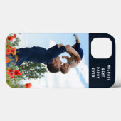 最高のDaddy Ever Add Your Own Photo名前をカスタムする Case-Mate iPhoneケース (裏面 (横))
