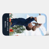最高のDaddy Ever Add Your Own Photo名前をカスタムする Case-Mate iPhoneケース (裏面 (横))