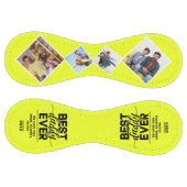 最高のDaddy Ever Faters素朴 Dayフォトコラージュ ソフトボール (パネル)