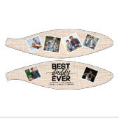 最高のDaddy Ever Faters素朴 Dayフォトコラージュ ミニバスケットボール (パネル)