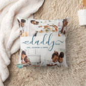 最高のDaddy Ever Photo Collage Father's Day Gift クッション (ブランケット)