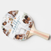 最高のDaddy Ever Photo Collage Father's Day Gift 卓球ラケット (横)