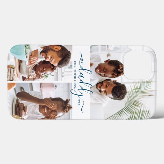 最高のDaddy Ever Photo Collage Father's Day Gift M Case-Mate iPhoneケース (裏面 (横))