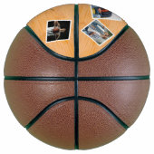 最高のDaddy Ever Wooden Father's Day Family Photo バスケットボール (右)