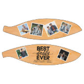 最高のDaddy Ever Wooden Father's Day Family Photo バスケットボール (パネル)