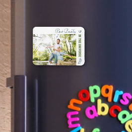 最高のDaddy in the Universeの写真カスタム マグネット