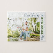 最高のDaddy in the Universeカスタム – 写真 ジグソーパズル (横)