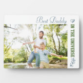 最高のDaddy in the Universe写真 フォトプラーク (正面)