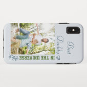 最高のDaddy in the Universe カスタム写真 Case-Mate iPhoneケース (裏面(横))