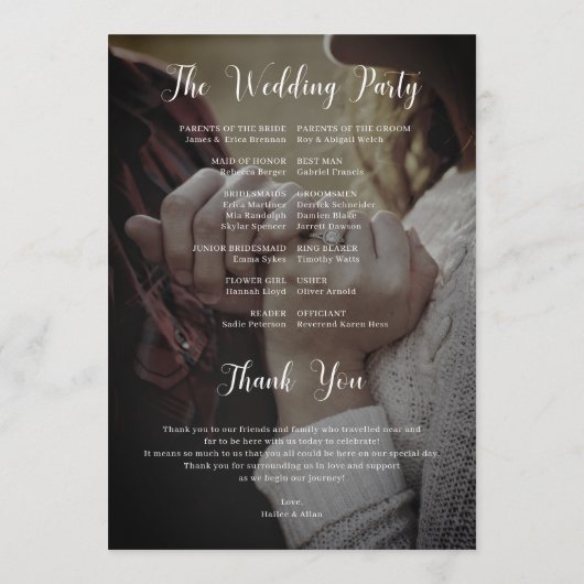 最高のDay Everのタイムラ結婚イン写真プログラム プログラム (裏面)