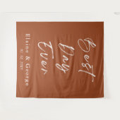 最高のDay Everの写真結婚プロップ背景 タペストリー (正面(横))