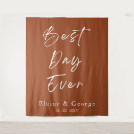 最高のDay Everの写真結婚プロップ背景 タペストリー