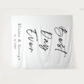 最高のDay Everの写真結婚プロップ背景 タペストリー (正面(横))