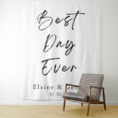 最高のDay Everの写真結婚プロップ背景 タペストリー (インサイチュ)