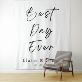 最高のDay Everの写真結婚プロップ背景 タペストリー