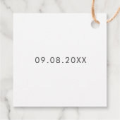 最高のDay Ever贈り物のラベル、結婚の贈り物のラベル、Kraft フェイバータグ (裏面)