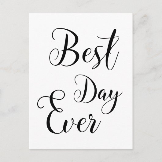 「最高のDay Ever」はがき ポストカード (正面)