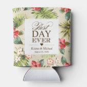 最高のDAY EVER – 熱帯葉フローラ 缶クーラー (裏面)