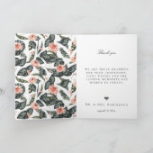 最高のDay Ever 結婚 Toricalの写真ありがとう サンキューカード (内部)