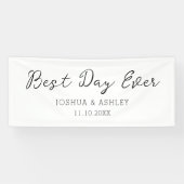最高のDay Ever Script Writhal結婚's Welcome 横断幕 (横)