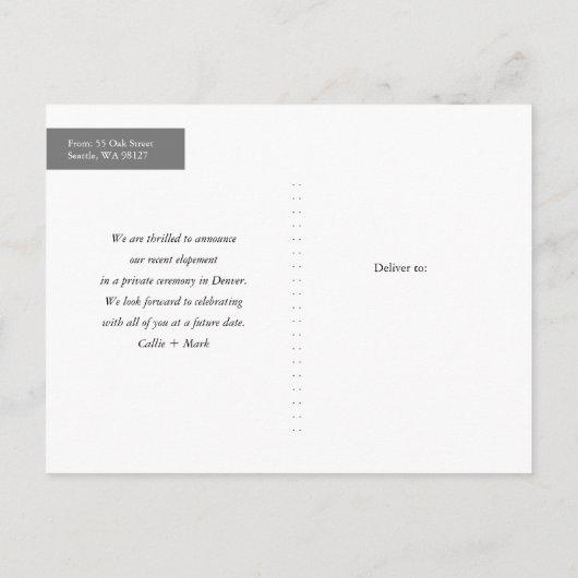 最高のDay Everpement写真発表 案内ポストカード (裏面)