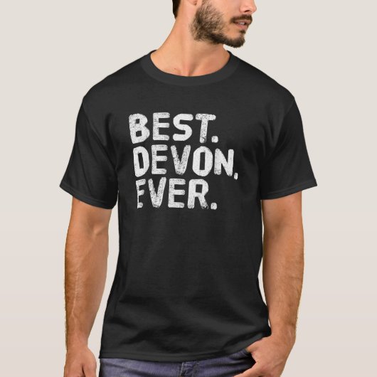 最高のDEVON EVERおもしろい名パーソナライズされた冗談ギフト Tシャツ (正面)