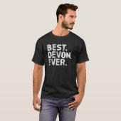 最高のDEVON EVERおもしろい名パーソナライズされた冗談ギフト Tシャツ (正面フル)