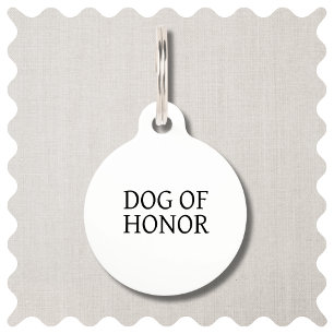 最高のDog of Honor Pet 結婚's IDラベル ペット　ネームタグ
