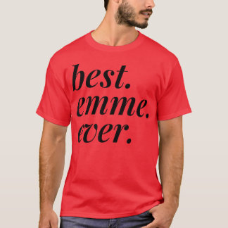 最高のEmme名パーソナライズされた女BFF Fr Tシャツ