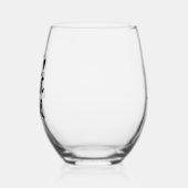 最高のEverモダン Kraphパーソナライズされた ステムなしワイングラス (左)