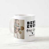 最高のEver Bonusパパ |写真 コーヒーマグカップ (正面左)