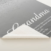 最高のEver Glanma Definition Silverグリッター シェルパブランケット (3/4)