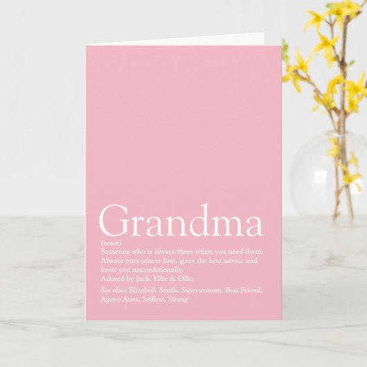 最高のEver Gramona Algana Definition Pink カード (黄色い花)