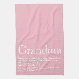 最高のEver Gramona、Olander Definition Pink キッチンタオル