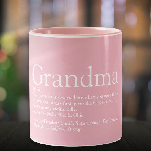 最高のEver Gramona、Olander Definition Pink ツートーンマグカップ