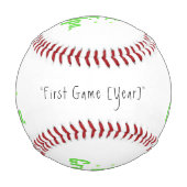 最高のEver Grandpa Baseballクール - Grandpa Gift 野球ボール (裏面)