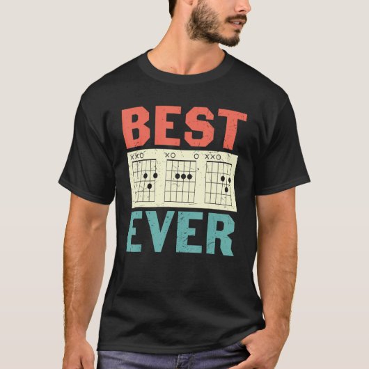 最高のEver Guitarの遊パパ Tシャツ (正面)