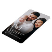 最高のEver Photo、Daddy、Father Definition マグネット (左側)