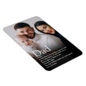 最高のEver Photo、Daddy、Father Definition マグネット (右側)