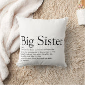 最高のEver Sister Definition白黒モダン クッション (ブランケット)