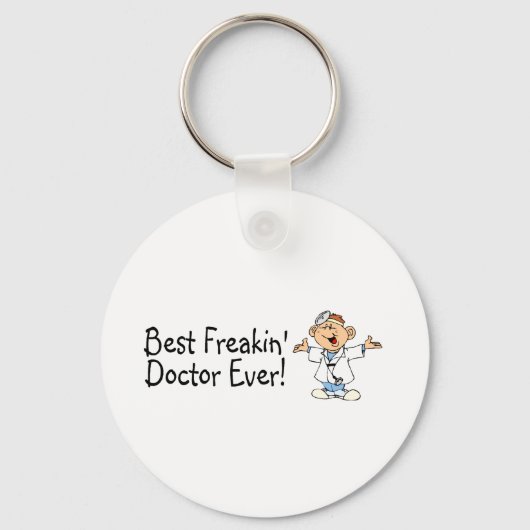 最高のFeakin Doctor Ever キーホルダー (正面)
