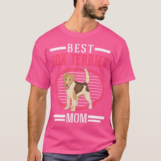 最高のFoxterrier Mom WirehedキツネTerrier Tシャツ (正面)