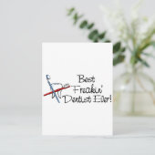 最高のFreakin歯医者 ポストカード (スタンド正面)