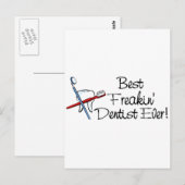 最高のFreakin歯医者 ポストカード (正面/裏面)