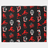 最高のFreestyle Proスクーター フリースブランケット (正面(横))