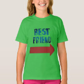 最高のFriendポイント赤 Tシャツ (正面)