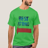 最高のFriendポイント赤 Tシャツ (正面)